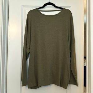Slouchy Long-sleeve with Fun Twist Detail